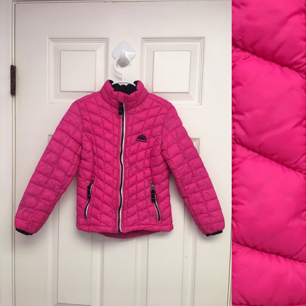 Snozu Girls Pink Padded Jacket - Size 5/6